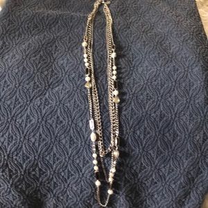 White House Black Market 3 chain necklace